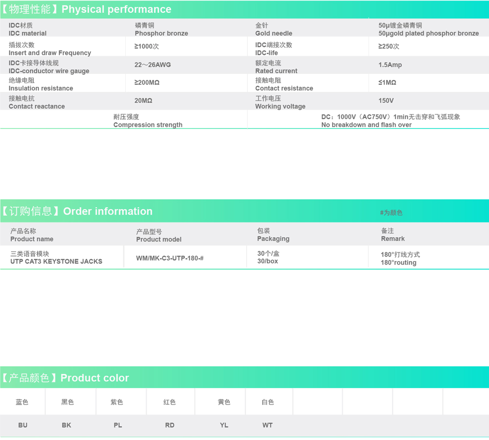 三类语音模块-CAT3-KRYSTONE-JACK